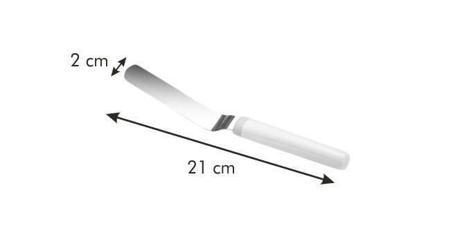Mini łopatka szpatułka do rozcierania kremu masy 21cm - Tescoma