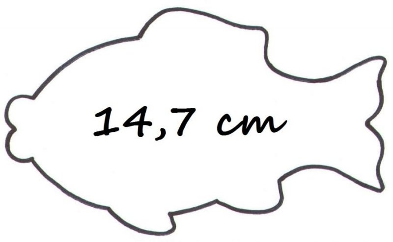 Wykrawacz FOREMKA do ciastek pierników RYBA KARP duża 14,7cm