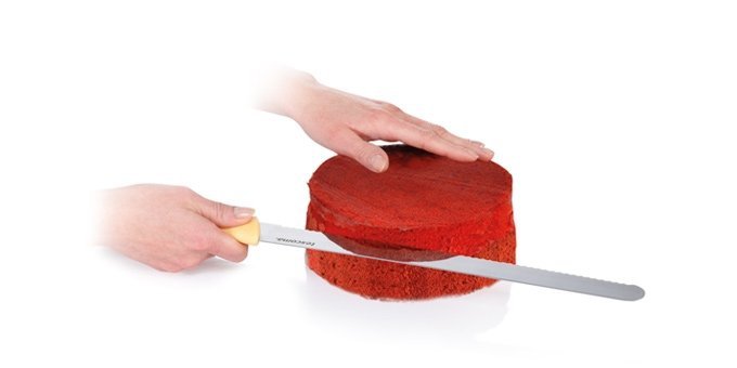 Nóż do krojenia ciasta biszkoptu długi 30cm - Tescoma