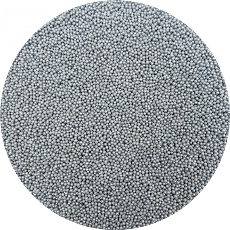 Błyszcząca Posypka Cukrowa Srebrny Maczek Silver Sprinkle 20g