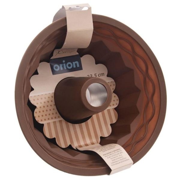 Forma silikonowa z kominem DO PIECZENIA BABKI 23,5cm