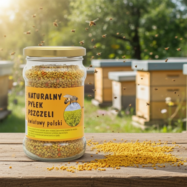 pyłek kwiatowy 170 g tło