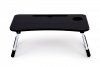 Podstawka pod laptopa stolik do łóżka 60x40 cm czarna ModernHome