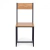 Zestaw komplet mebli stolik 2 krzesła metal MDF ModernHome