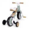 Rower rowerek biegowy z pedałami - treningowy kółka boczne 3w1 zielony ECOTOYS