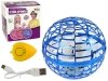 Latająca Wirująca Kula Niebieska Flynova Sterowana Ręką LED 10 cm