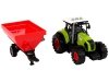 Traktor Farma Odpinana Przyczepa Na Zboże Dźwięk Zielony
