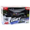 Samochód Wyścigowy Auto Do Driftu RC Czarny Karbon 30km/h 1:16