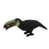Zestaw Mini Figurki Ptaki Egzotyczne Hibiskus Żółty 4-11cm 6szt