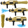 Pistolet Broń Na Wodę Bazooka Z Pompą 73 cm Beżowa 1100ml