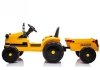 Traktor na Akumulator z Przyczepą  CH9959 Żółty
