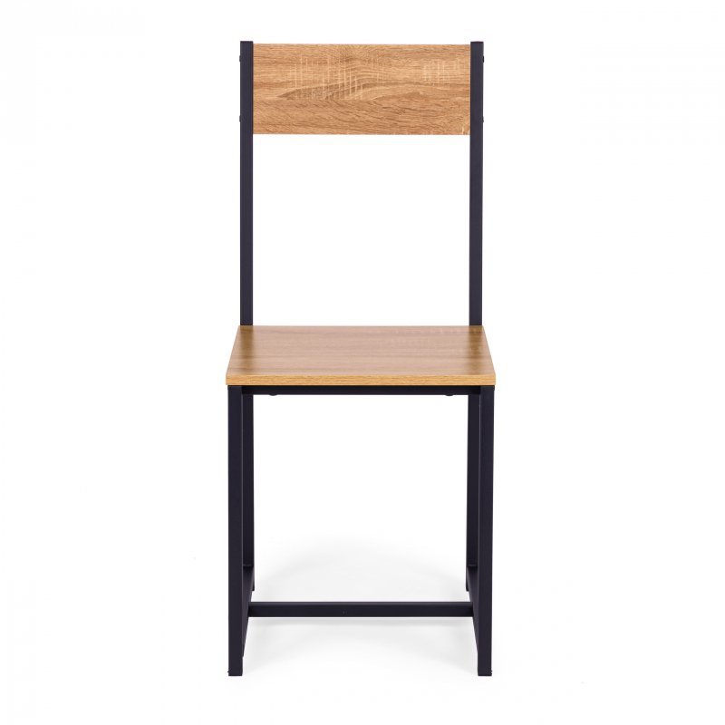Zestaw komplet mebli stolik 2 krzesła metal MDF ModernHome