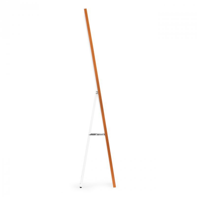 Duże lustro stojące 148 cm aluminowa rama rozstawiane ModernHome