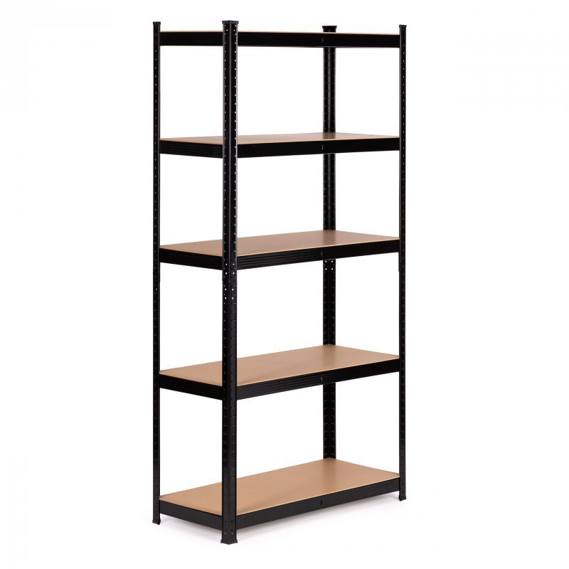 Regał metalowy magazynowy 180x90x30 cm do garażu piwnicy 5 półek 875 kg ModernHome