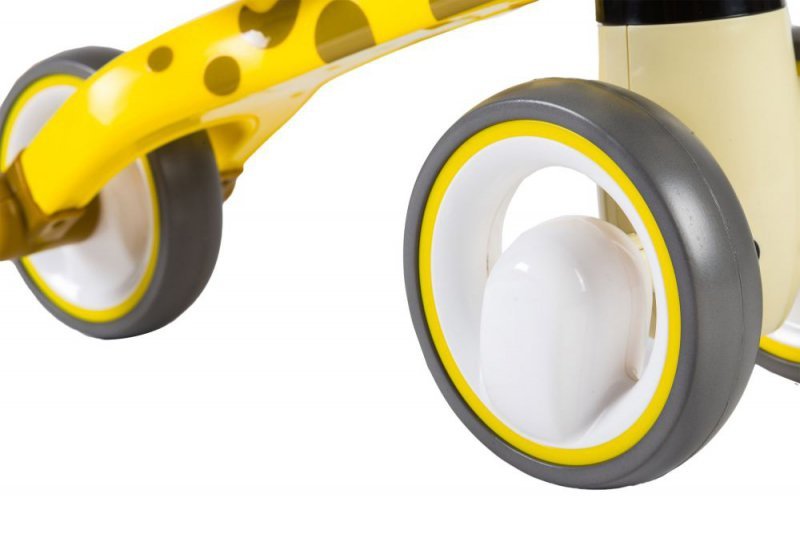 Rowerek biegowy dla dzieci bezpieczna konstrukcja koła EVA "Żyrafa" ECOTOYS