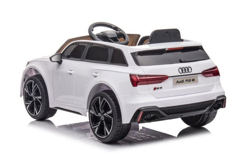 Pojazd na Akumulator Audi RS6 BRD-2118 Biały