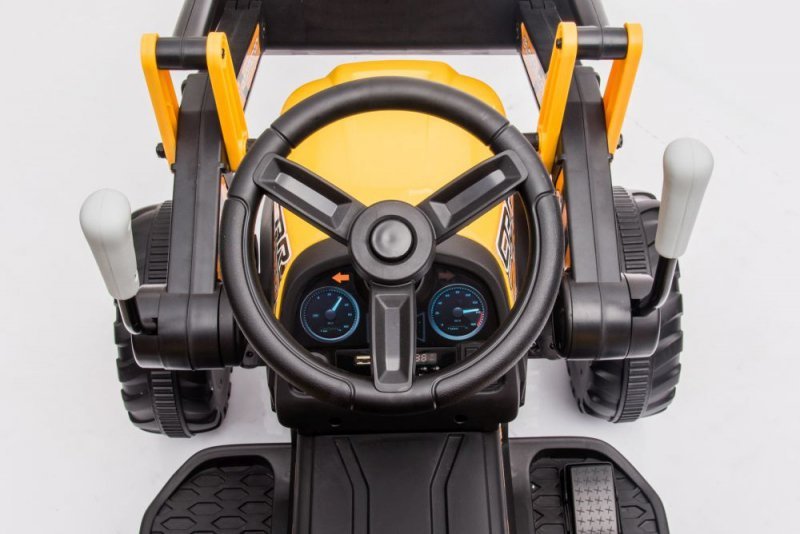 Traktor Na Akumulator Z łyżką  BW-X002A Żółty