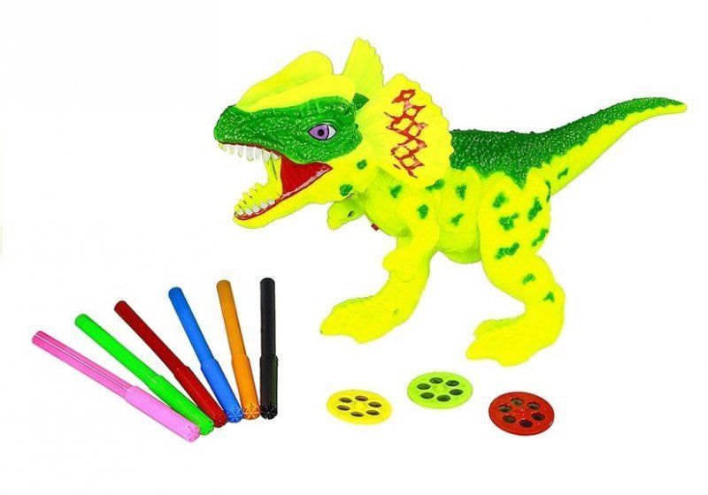 Projektor do rysowania dinozaur 2w1