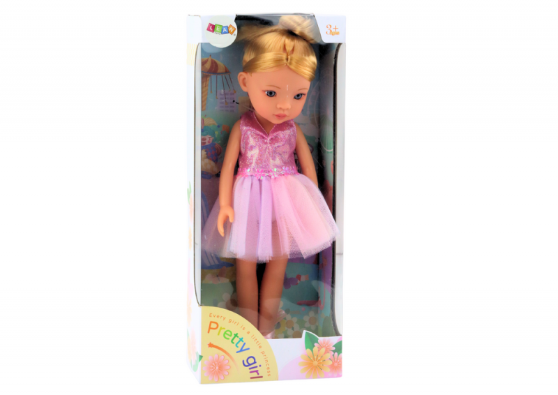 Lalka Baletnica Różowa Laleczka Balerina Sukienka 33cm