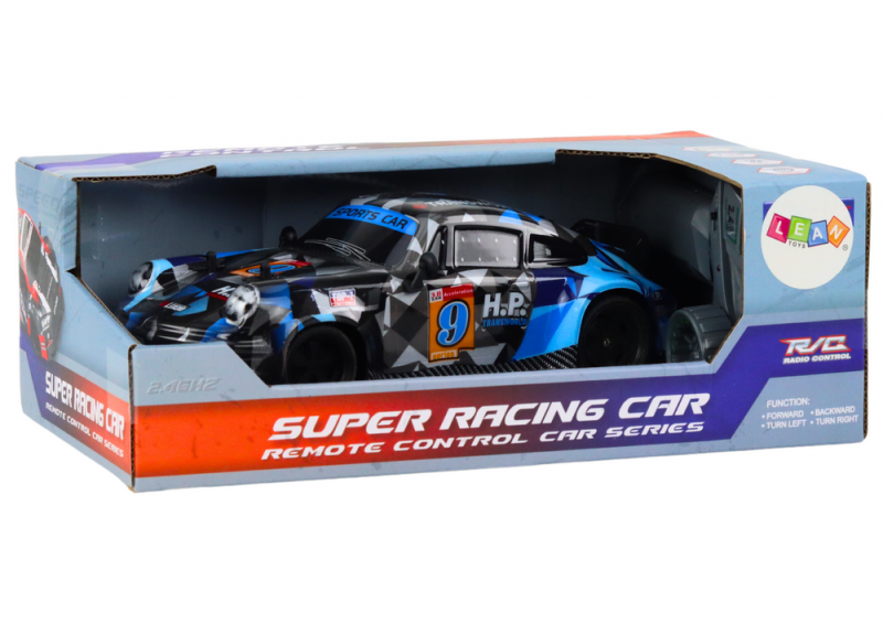 Autko Zdalnie Sterowane RC 1:18 Gumowe Koła Drift Niebieski