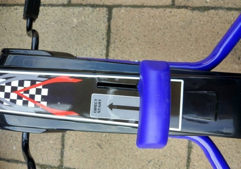 Gokart  Niebieski A-15 Pompowane Koła