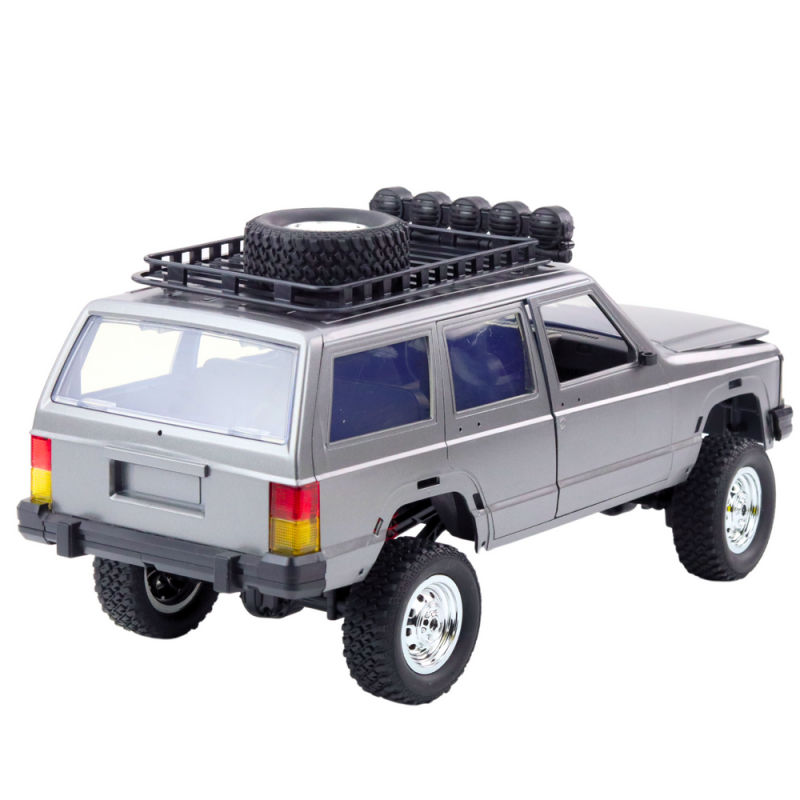 Samochód Terenowy MN78 Zdalnie Sterowany RC Napęd 4x4 Srebrny 1:12