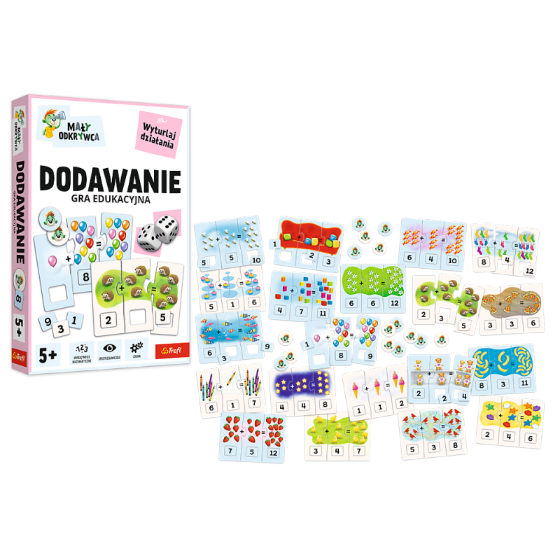 GRA - Dodawanie/Mały Odkrywca Trefl 02805