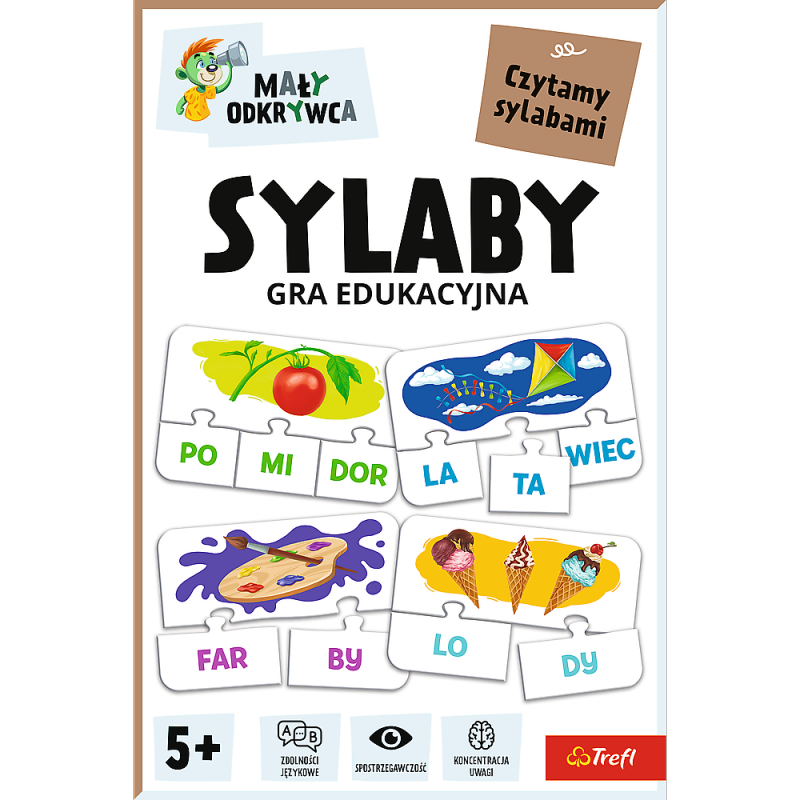 GRA - Sylaby / Mały Odkrywca Trefl 02813