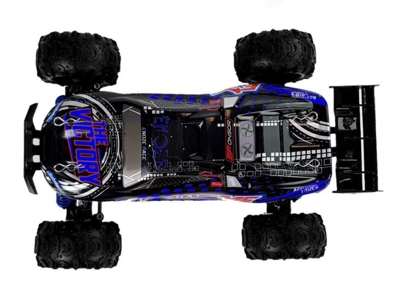 Auto Rajdowe Wyścigowe Zdalnie Sterowane 1:18  Niebieskie ENOZE 9302E Prędkość 45 km/h