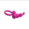 Anello fallico vibrante con rabbit Pink