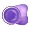6 Jelly Studs Crystal Dildo Small Purple