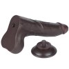 8.5'' Sliding Skin Dual Layer Dong Black