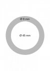 Cockring Rvs 8 mm - 45 mm Metal