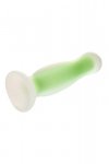 RADIANT SOFT SILICONE GLOW IN THE DARK PLUG SMALL GREEN