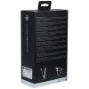 Ouch! - Silicone Ribbed Strap-On - Adjustable - Black