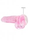 8 / 20 cm Realistic Dildo With Balls - Pink