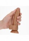 Curved Realistic Dildo  Balls  Suction Cup - 6/ 15,5 cm