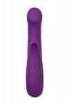 Vibrating roller with Up&Down functions by JOS Julli, silicone, purple, 20.5 cm