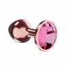 Plug-Butt Plug Diamond Ruby Shine L Rose Gold