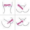 Stymulator - B - Series - Silicone Dual Massager Pulsator USB 7+7 Function (Pink)