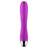 Wibrator-Silicone Vibrator and Pulsator Purple USB 7+7 Function / Heating