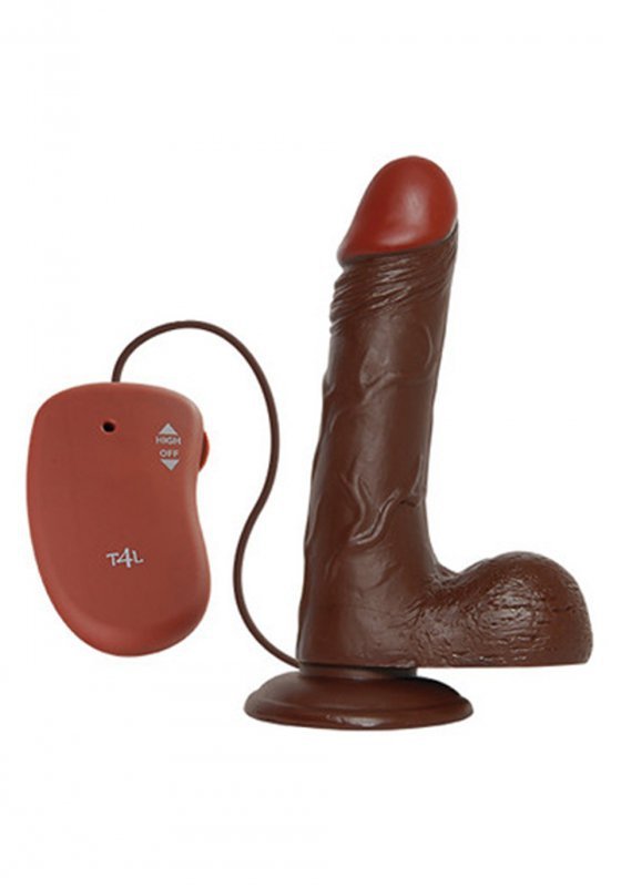 Wibrator-REALISTIC VIBRATOR REAL RAPTURE BROWN 8&quot;