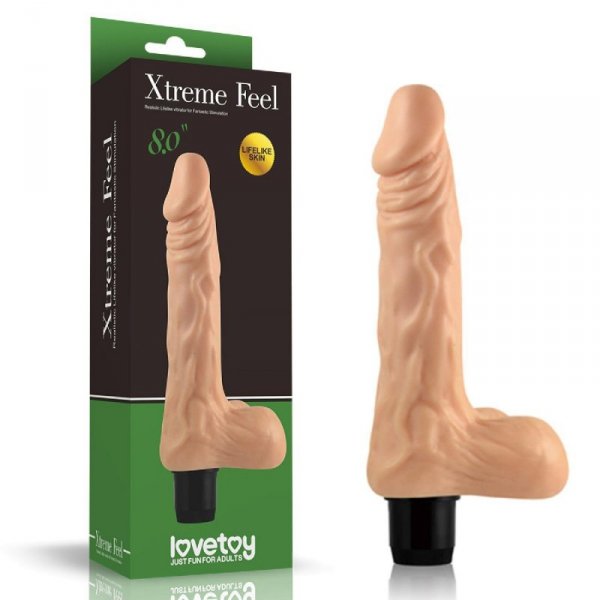 8&#039;&#039; Xtreme Feel Cyberskin Vibrator