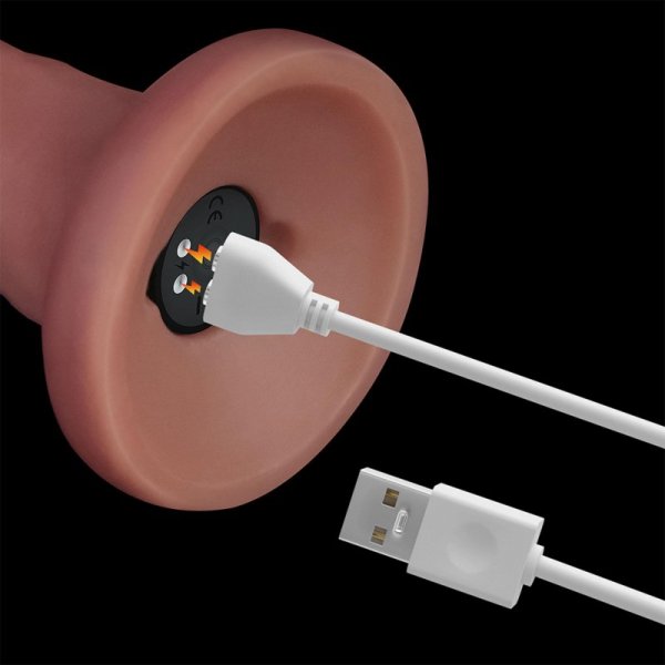 8&#039;&#039; Vibrating Dual Density Power Cock
