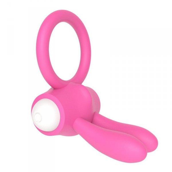 Power Clit Silicone Cockring Pink