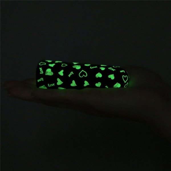 Rechargeable Glow-in-the-dark Heart Massager
