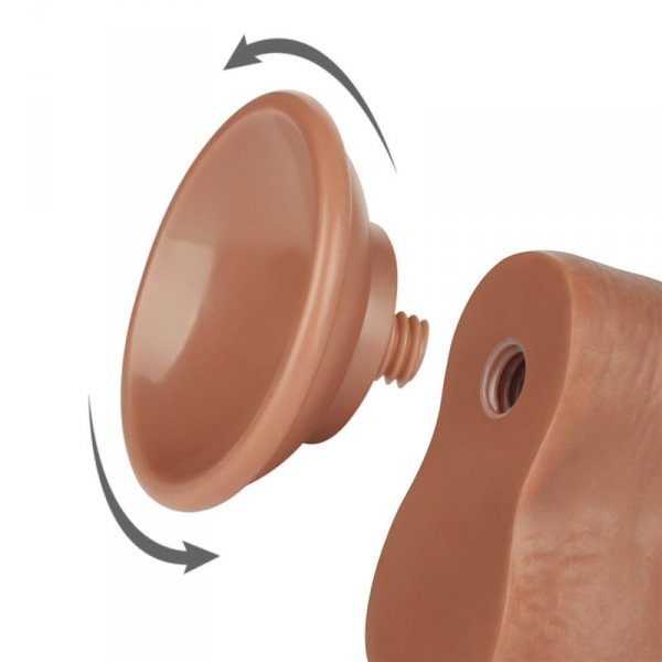 8&#039;&#039; Sliding Skin Dual Layer Dong Brown