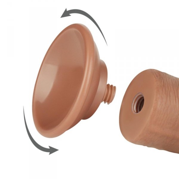 8&#039;&#039; Sliding Skin Dual Layer Dong Brown