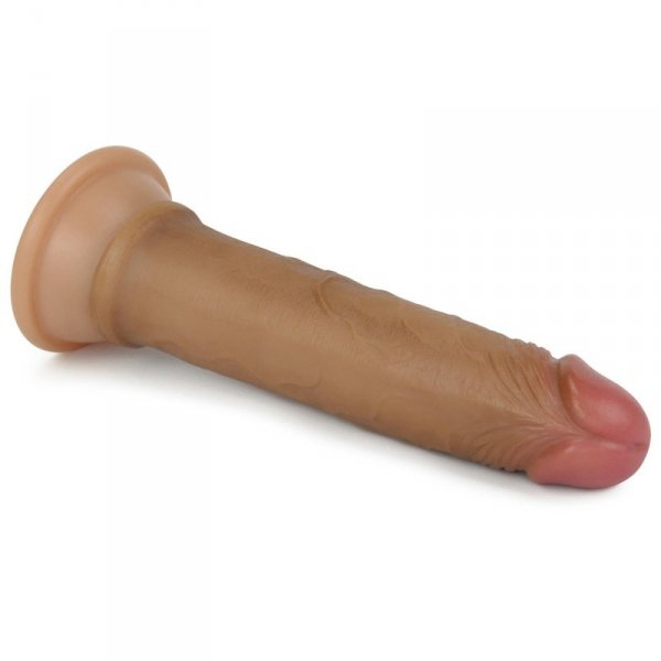 7&#039;&#039; Dual layered Platinum Silicone Cock