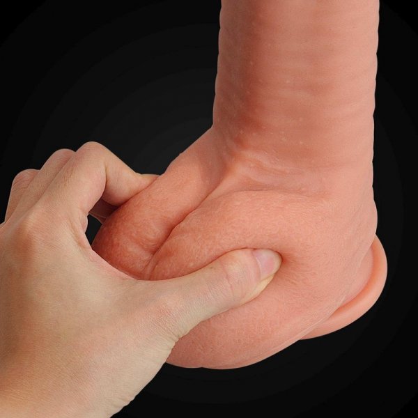 12&quot;&quot; Dual Layered Platinum Silicone Cock